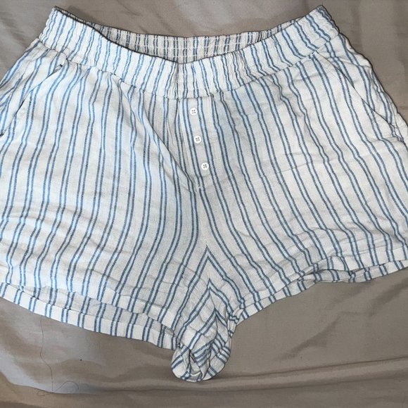 Abercrombie Matching Linen Blend Pajama Set - Picture 4 of 4